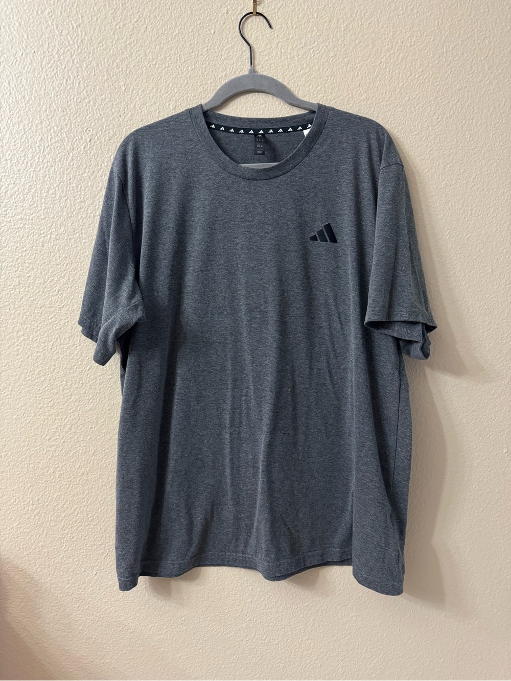 adidas Men's Gray Train Essentials Gym Tee XL